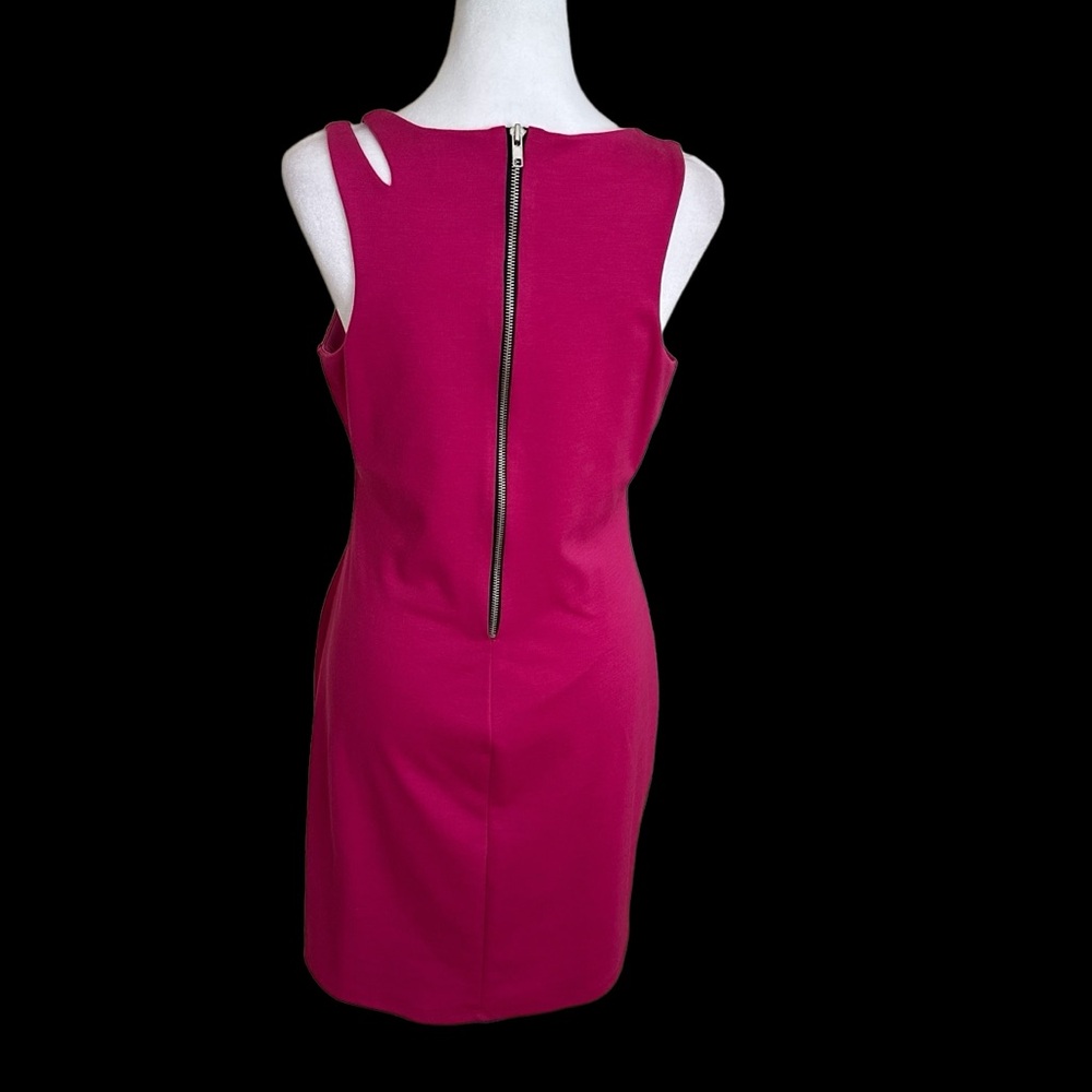 Bar III Sleeveless Dress Hot Pink Size L NWT - Picture 4 of 9